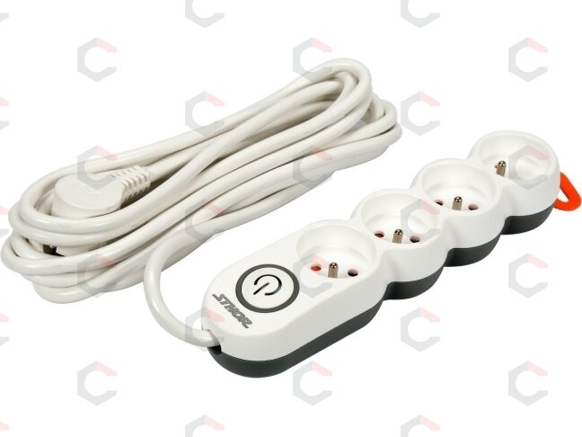 Elektrinis ilgintuvas | 4 lizdai | 1,5 mm2 | 5 m (72355) Elektrinis ilgintuvas | 4 lizdai | 1,5 mm2 | 5 m (72355)