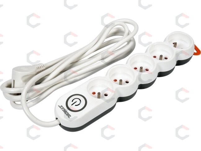 Elektrinis ilgintuvas | 5 lizdai | 1,5 mm2 | 3 m (72357) Elektrinis ilgintuvas | 5 lizdai | 1,5 mm2 | 3 m (72357)