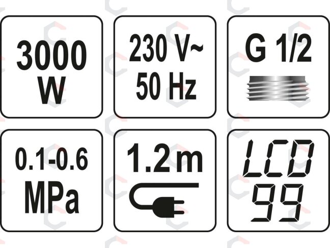 Elektrinis vandens šildytuvas / maišytuvas | LCD | KATLA-2 (75922) 2 Elektrinis vandens šildytuvas / maišytuvas | LCD | KATLA-2 (75922) 2