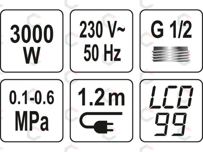 Elektrinis vandens šildytuvas / maišytuvas su dušu | LCD | KATLA-4 (75924) 2 Elektrinis vandens šildytuvas / maišytuvas su dušu | LCD | KATLA-4 (75924) 2