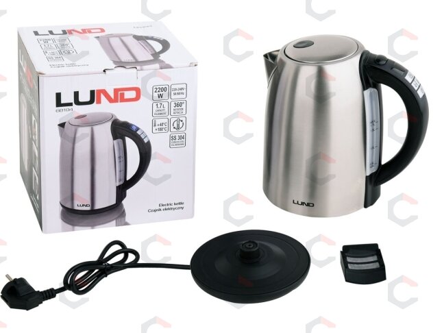 Elektrinis virdulys | Nerūdijantis plienas | temperatūros kontrolė | 1.7 l (68194) 8 Elektrinis virdulys | Nerūdijantis plienas | temperatūros kontrolė | 1.7 l (68194) 8