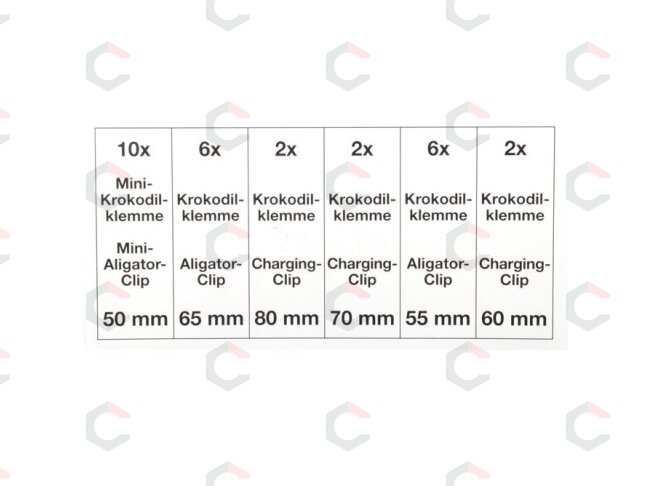 Elektrinių spaustukų asortimentas | 28 vnt. (8138) 5 Elektrinių spaustukų asortimentas | 28 vnt. (8138) 5