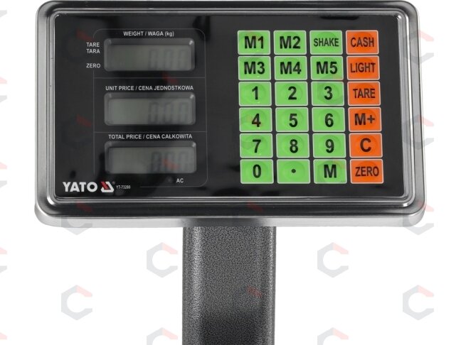 Elektroninės platforminės svarstyklės 150 kg/50g paklaida (YT-73280) 6