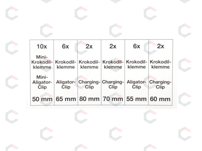 Elektrinių spaustukų asortimentas | 28 vnt. (8138) 5