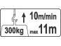 Elektrinė kėlimo gervė | 1050 W | 300–600 kg | YATO (YT-5905) 5 Elektrinė kėlimo gervė | 1050 W | 300–600 kg | YATO (YT-5905) 5
