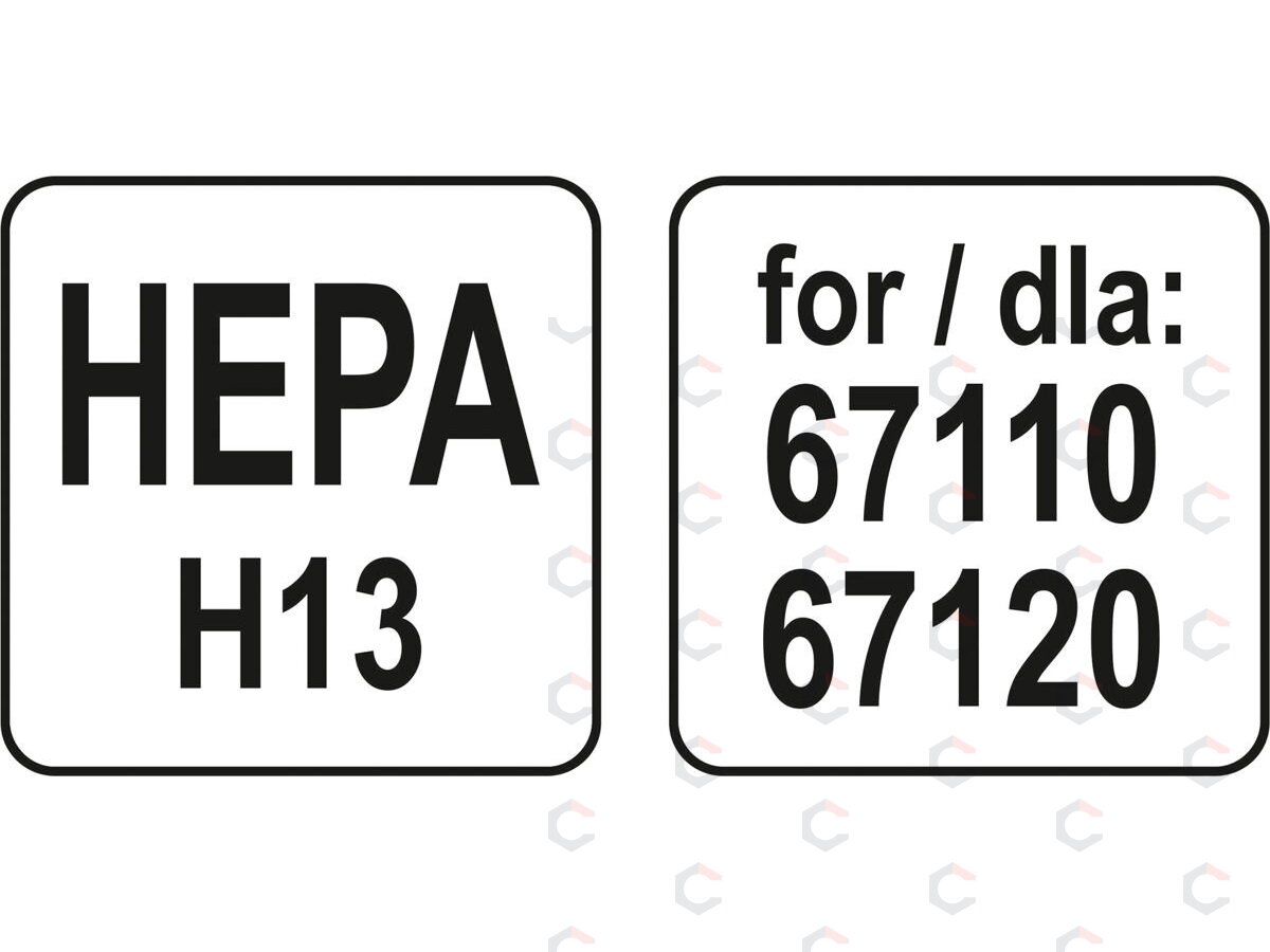 Filtras HEPA dulkių siurbliui 67110 I 67120 (67115) 3 Filtras HEPA dulkių siurbliui 67110 I 67120 (67115) 3