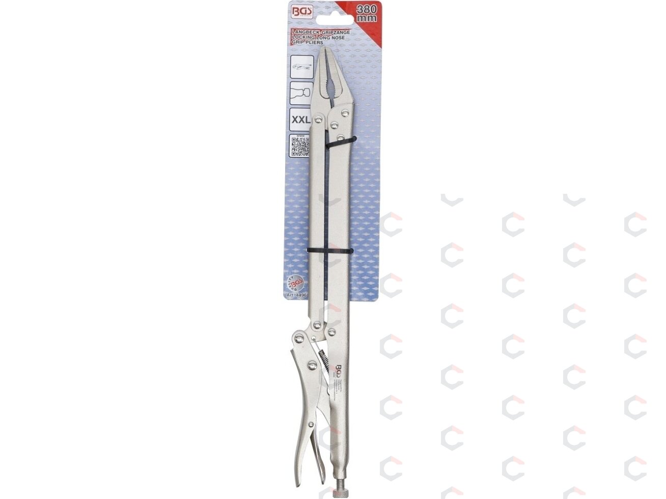 Fiksuojamos replės ilgos | 380 mm (4496) 3 Fiksuojamos replės ilgos | 380 mm (4496) 3