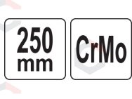 Fiksuojamos replės | 250 mm (YT-2453) 3 Fiksuojamos replės | 250 mm (YT-2453) 3