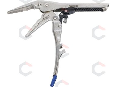 Fiksuojamos replės | automatinės | ilgu snapu | 230 mm (587) Fiksuojamos replės | automatinės | ilgu snapu | 230 mm (587)