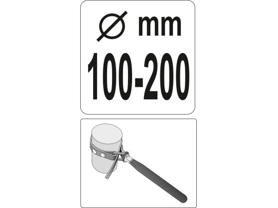 Juostinis alyvos filtro raktas 100–200 mm YATO (YT-0825) 3 Juostinis alyvos filtro raktas 100–200 mm YATO (YT-0825) 3