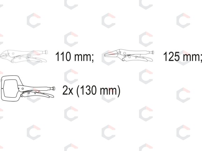 Fiksuojamų replių rinkinys | mini | 4 vnt. (44330) 2 Fiksuojamų replių rinkinys | mini | 4 vnt. (44330) 2