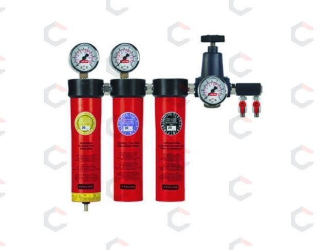 ITALCO AC6003 Drėgmės filtras su oro reguliatorium 2000l/min trijų pakopų (AC6003) ITALCO AC6003 Drėgmės filtras su oro reguliatorium 2000l/min trijų pakopų (AC6003)