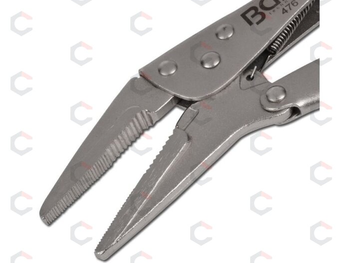 Fiksuojamos replės ilgu snapu | 250 mm (476) 5 Fiksuojamos replės ilgu snapu | 250 mm (476) 5