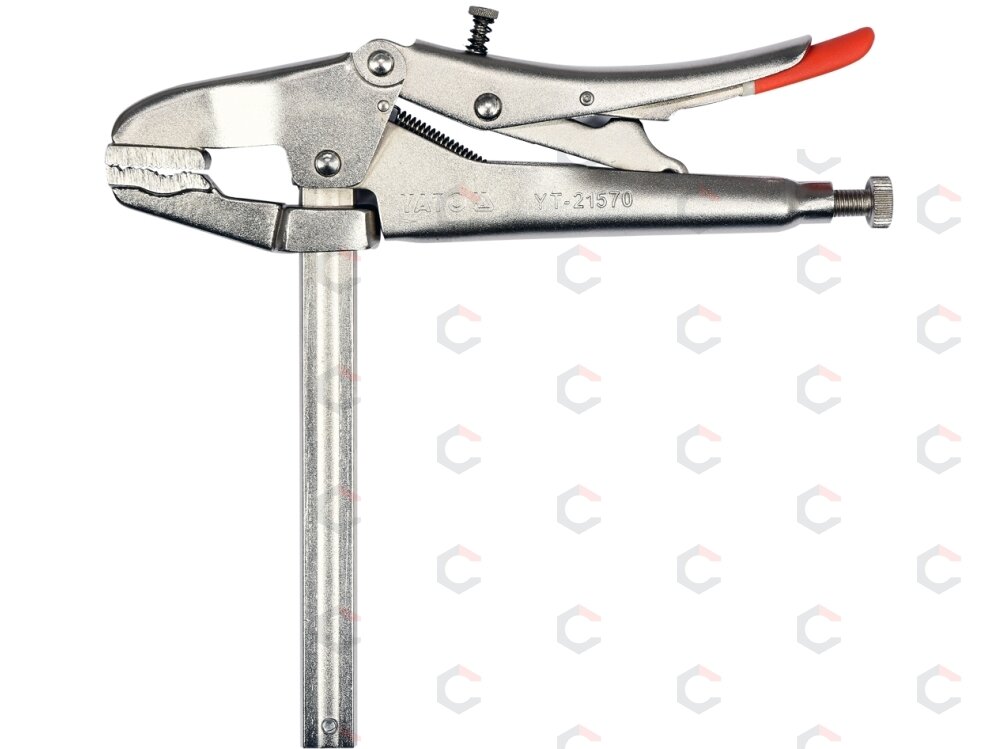 Fiksuojamos - slankiojančios replės L-tipo 150 mm (YT-21570) 1 Fiksuojamos - slankiojančios replės L-tipo 150 mm (YT-21570) 1