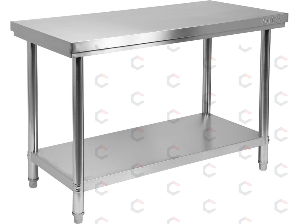 Sulankstomas centrinis stalas YATO | su lentyna | 120 × 60 × 85 cm (YG-09002) 2 Sulankstomas centrinis stalas YATO | su lentyna | 120 × 60 × 85 cm (YG-09002) 2