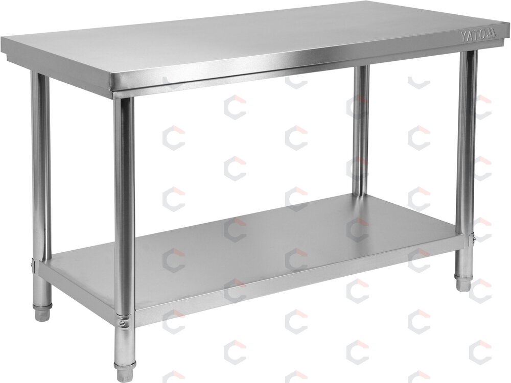 Sulankstomas centrinis stalas YATO | su lentyna | 150 × 60 × 85 cm (YG-09004) 2 Sulankstomas centrinis stalas YATO | su lentyna | 150 × 60 × 85 cm (YG-09004) 2