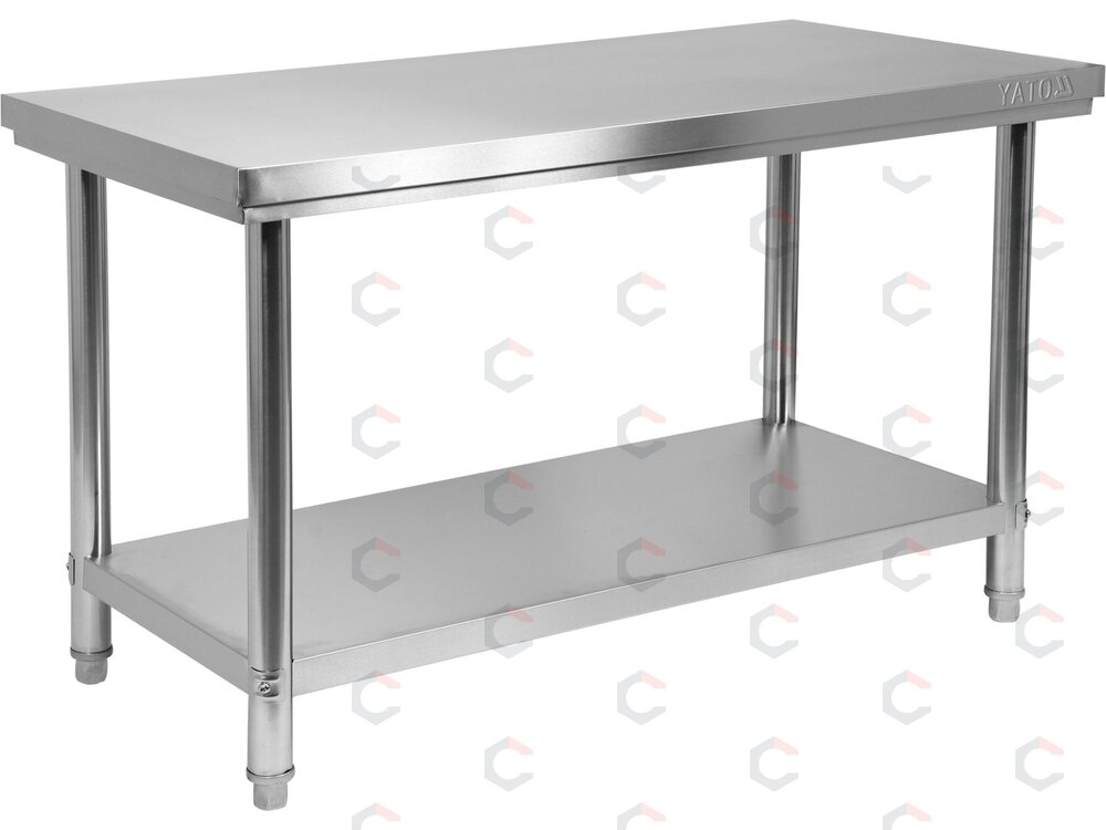 Sulankstomas centrinis stalas YATO | su lentyna | 160 × 70 × 85 cm (YG-09014) 2 Sulankstomas centrinis stalas YATO | su lentyna | 160 × 70 × 85 cm (YG-09014) 2