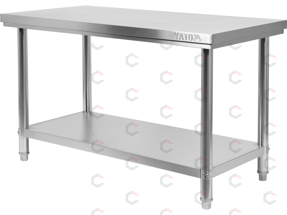 Sulankstomas centrinis stalas YATO | su lentyna | 160 × 70 × 85 cm (YG-09014)
