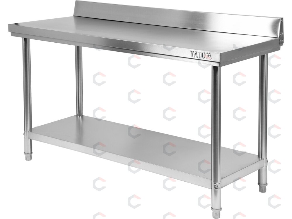 Sulankstomas prie sienos montuojamas stalas YATO | su lentyna | 140 × 60 × 95 cm (YG-09023) Sulankstomas prie sienos montuojamas stalas YATO | su lentyna | 140 × 60 × 95 cm (YG-09023)