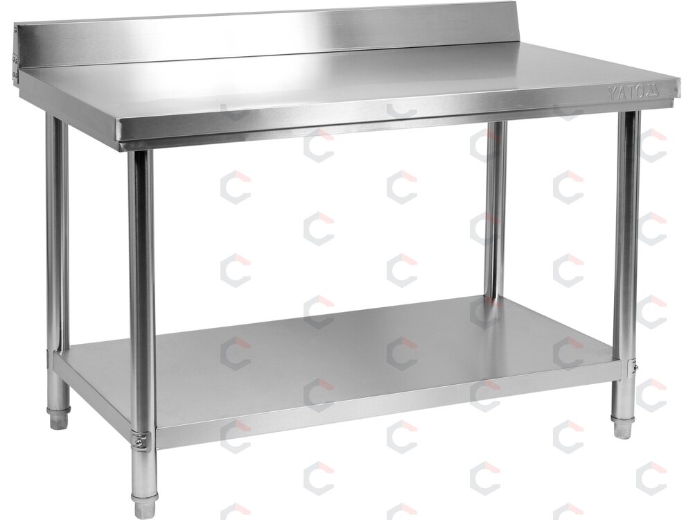 Sulankstomas prie sienos montuojamas stalas YATO | su lentyna | 150 × 70 × 95 cm (YG-09034) 2