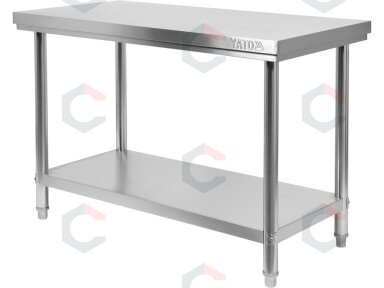 Sulankstomas centrinis stalas YATO | su lentyna | 120 × 60 × 85 cm (YG-09002) Sulankstomas centrinis stalas YATO | su lentyna | 120 × 60 × 85 cm (YG-09002)