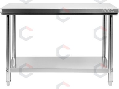 Sulankstomas centrinis stalas YATO | su lentyna | 120 × 70 × 85 cm (YG-09011)