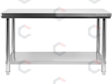 Sulankstomas centrinis stalas YATO | su lentyna | 160 × 60 × 85 cm (YG-09005) Sulankstomas centrinis stalas YATO | su lentyna | 160 × 60 × 85 cm (YG-09005)