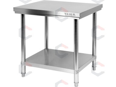 Sulankstomas centrinis stalas YATO | su lentyna | 80 × 70 × 85 cm (YG-09006) Sulankstomas centrinis stalas YATO | su lentyna | 80 × 70 × 85 cm (YG-09006)