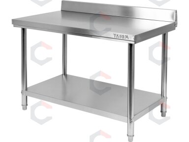Sulankstomas prie sienos montuojamas stalas YATO | su lentyna | 120 × 70 × 95 cm (YG-09032) Sulankstomas prie sienos montuojamas stalas YATO | su lentyna | 120 × 70 × 95 cm (YG-09032)