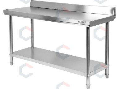 Sulankstomas prie sienos montuojamas stalas YATO | su lentyna | 140 × 60 × 95 cm (YG-09023) Sulankstomas prie sienos montuojamas stalas YATO | su lentyna | 140 × 60 × 95 cm (YG-09023)