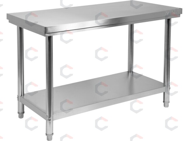 Sulankstomas centrinis stalas YATO | su lentyna | 120 × 60 × 85 cm (YG-09002) 2 Sulankstomas centrinis stalas YATO | su lentyna | 120 × 60 × 85 cm (YG-09002) 2