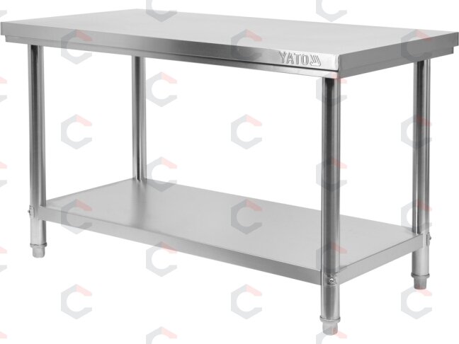 Sulankstomas centrinis stalas YATO | su lentyna | 160 × 70 × 85 cm (YG-09014)