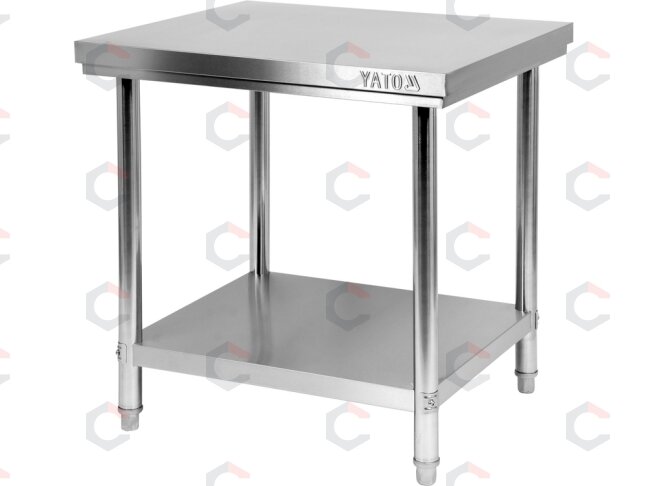 Sulankstomas centrinis stalas YATO | su lentyna | 80 × 70 × 85 cm (YG-09006)