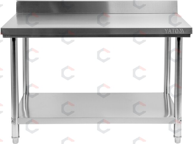 Sulankstomas prie sienos montuojamas stalas YATO | su lentyna | 150 × 70 × 95 cm (YG-09034) 1