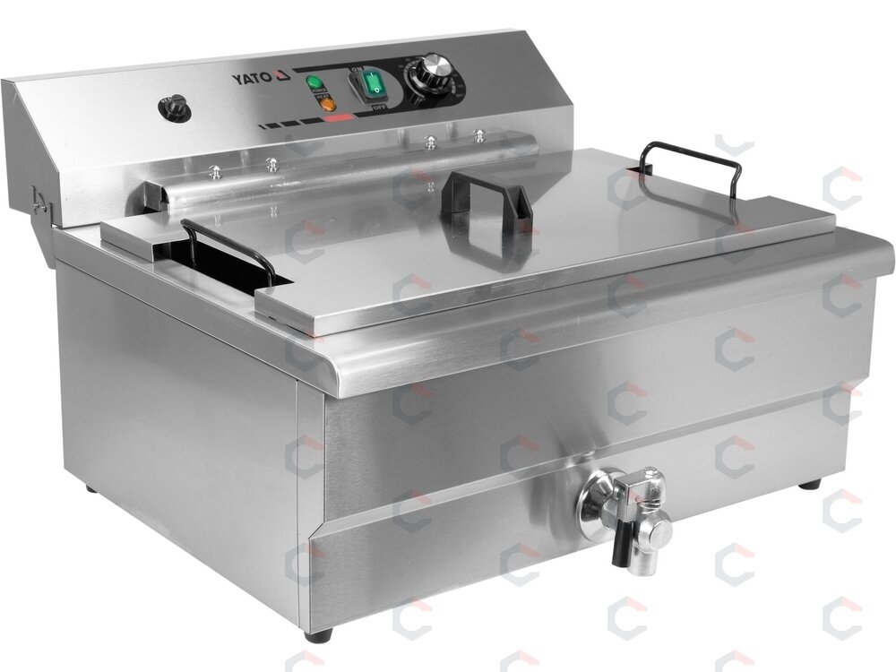 Elektrinė gruzdintuvė | 26,5 l | 6 kW (YG-04641) Elektrinė gruzdintuvė | 26,5 l | 6 kW (YG-04641)