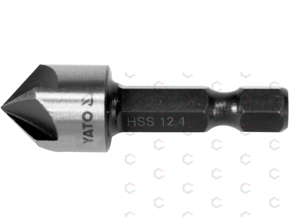 Freza/grąžtas metalui | HSS | Hex 6,3 mm (1/4") | Ø 12.4 mm (YT-44724)