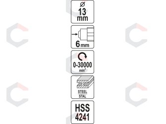 Freza metalui | kūginė (YT-61716) 3 Freza metalui | kūginė (YT-61716) 3