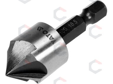 Freza/grąžtas metalui | HSS | Hex 6,3 mm (1/4") | Ø 16.5 mm (YT-44725) Freza/grąžtas metalui | HSS | Hex 6,3 mm (1/4") | Ø 16.5 mm (YT-44725)