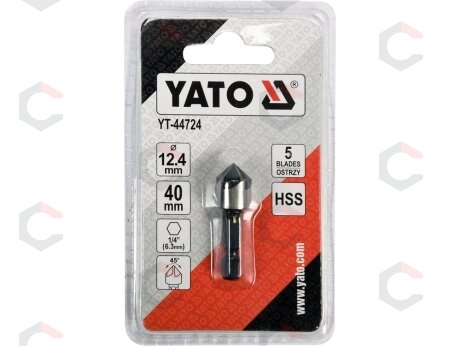 Freza/grąžtas metalui | HSS | Hex 6,3 mm (1/4") | Ø 12.4 mm (YT-44724) 2 Freza/grąžtas metalui | HSS | Hex 6,3 mm (1/4") | Ø 12.4 mm (YT-44724) 2