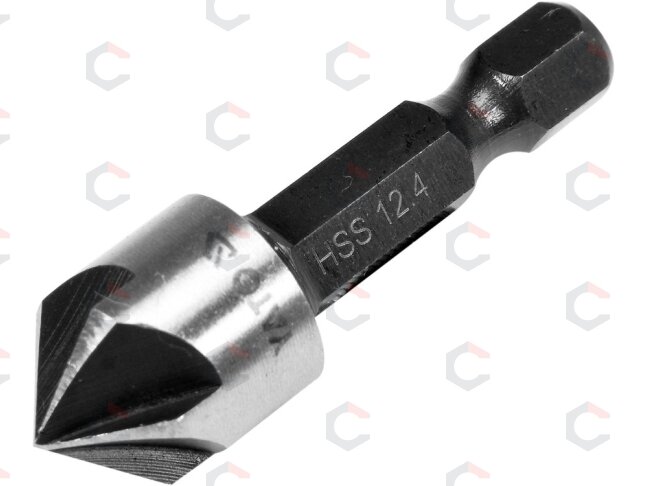 Freza/grąžtas metalui | HSS | Hex 6,3 mm (1/4") | Ø 12.4 mm (YT-44724) 1