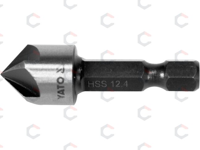 Freza/grąžtas metalui | HSS | Hex 6,3 mm (1/4") | Ø 12.4 mm (YT-44724) Freza/grąžtas metalui | HSS | Hex 6,3 mm (1/4") | Ø 12.4 mm (YT-44724)