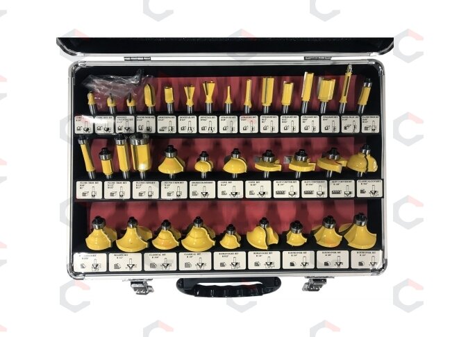 Frezų medžiui rinkinys | 35 vnt. (M22550) 1 Frezų medžiui rinkinys | 35 vnt. (M22550) 1