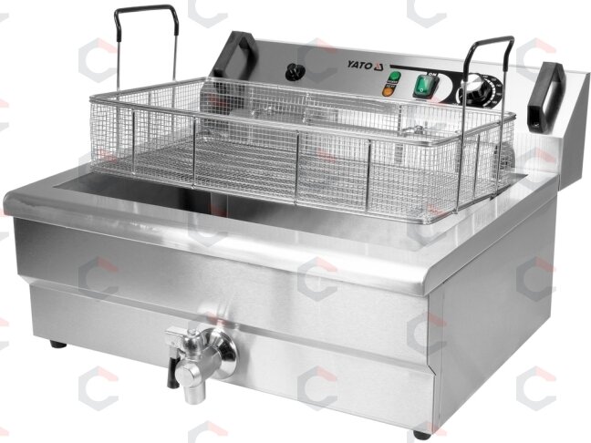 Elektrinė gruzdintuvė | 23 l | 6 kW (YG-04640) 2 Elektrinė gruzdintuvė | 23 l | 6 kW (YG-04640) 2
