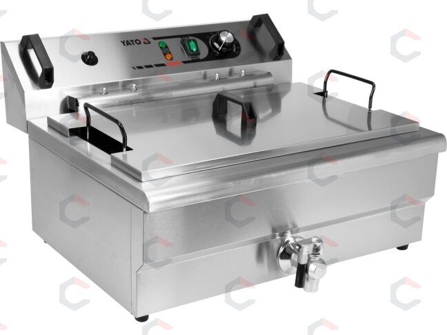 Elektrinė gruzdintuvė | 23 l | 6 kW (YG-04640) Elektrinė gruzdintuvė | 23 l | 6 kW (YG-04640)