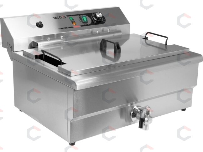 Elektrinė gruzdintuvė | 26,5 l | 6 kW (YG-04641) Elektrinė gruzdintuvė | 26,5 l | 6 kW (YG-04641)