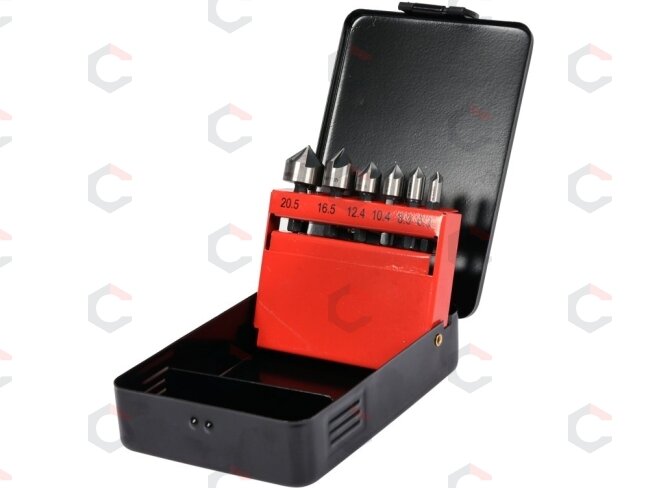 Frezų/grąžtų metalui rinkinys | HSS | Hex 6,3 mm (1/4") | 6.3 - 20.5 mm (YT-44729) Frezų/grąžtų metalui rinkinys | HSS | Hex 6,3 mm (1/4") | 6.3 - 20.5 mm (YT-44729)