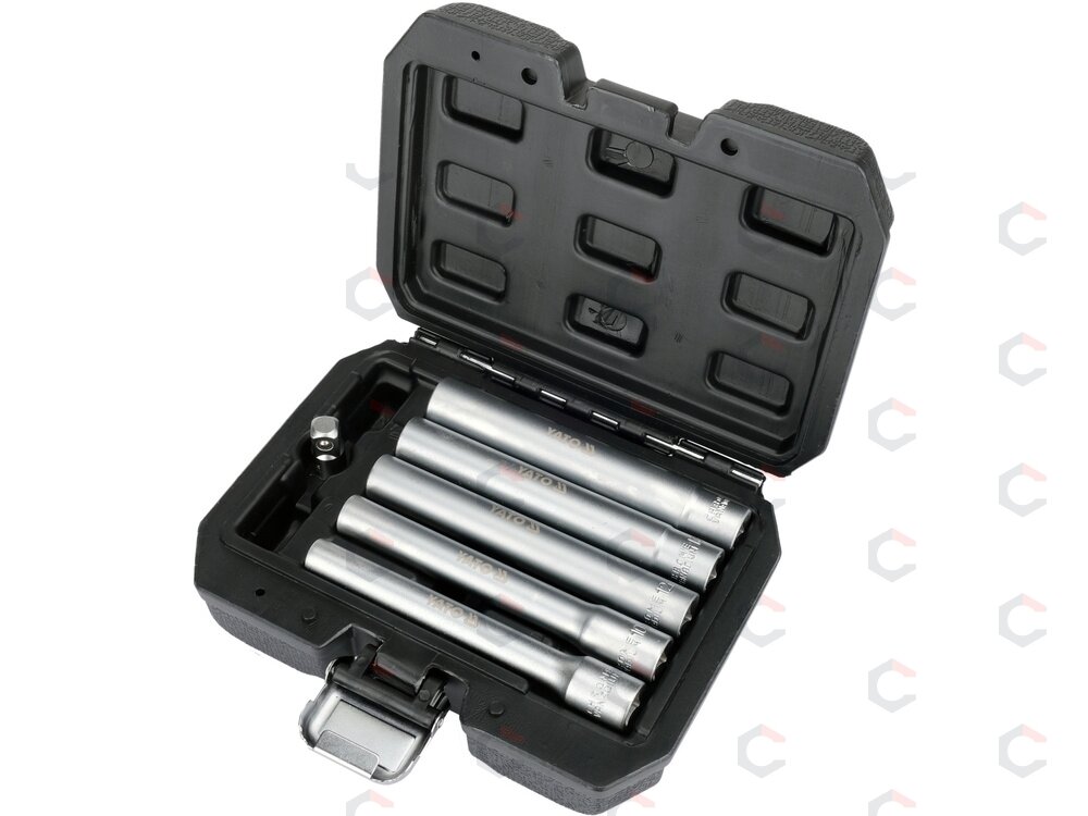 Galvučių rinkinys | labai ilgos | 10 mm (3/8") | SW 8 - 14 mm (YT-38361) 1 Galvučių rinkinys | labai ilgos | 10 mm (3/8") | SW 8 - 14 mm (YT-38361) 1