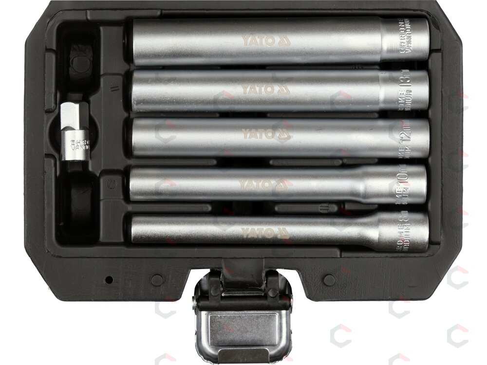 Galvučių rinkinys | labai ilgos | 10 mm (3/8") | SW 8 - 14 mm (YT-38361) Galvučių rinkinys | labai ilgos | 10 mm (3/8") | SW 8 - 14 mm (YT-38361)