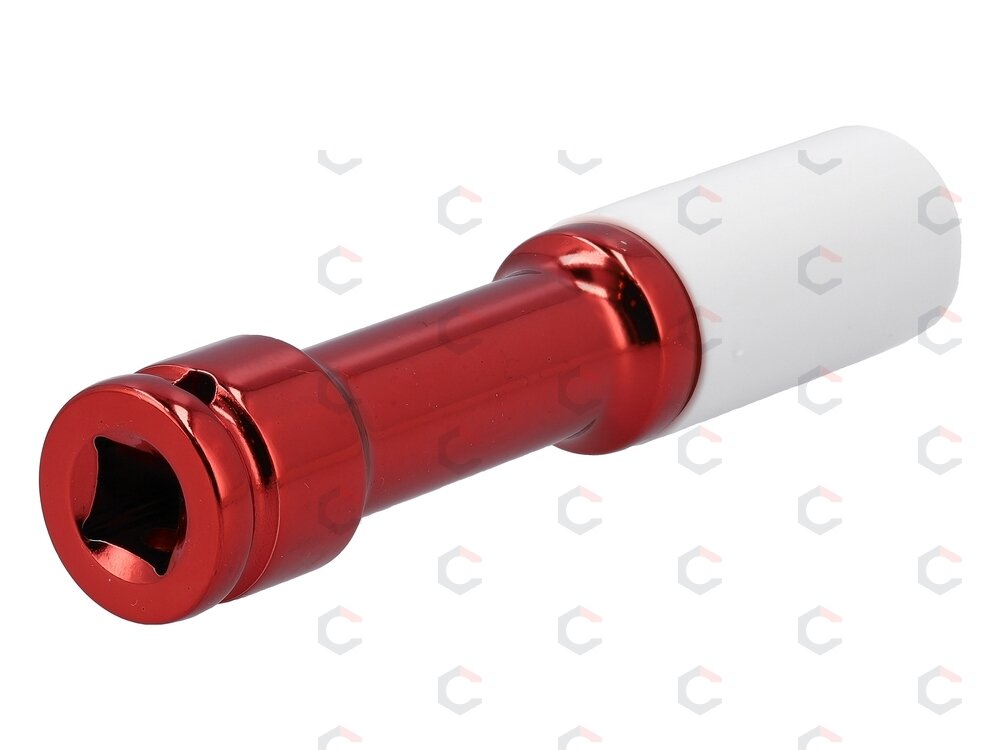 Galvutė smūginė ilga plonasienė prailginta | 150 mm | su plastikine apsauga | 12,7 mm (1/2") | 21 mm (YT-10593) 1 Galvutė smūginė ilga plonasienė prailginta | 150 mm | su plastikine apsauga | 12,7 mm (1/2") | 21 mm (YT-10593) 1