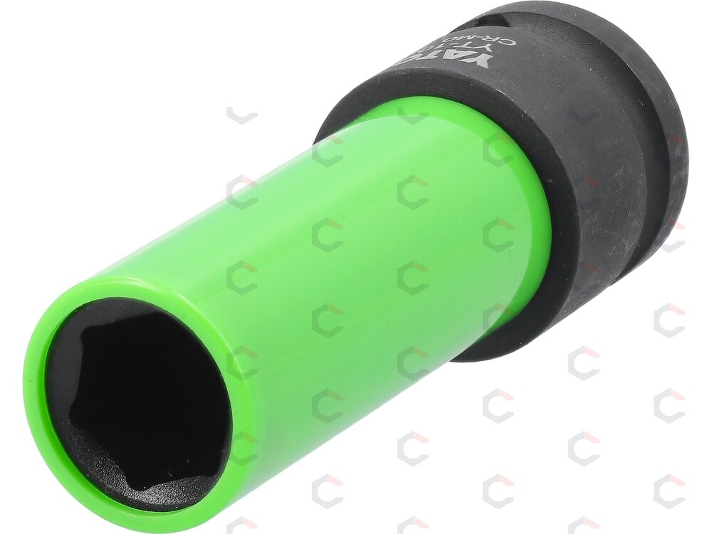 Galvutė smūginė ilga plonasienė | su plastikine apsauga | 12,7 mm (1/2") | 15 mm (YT-10581) Galvutė smūginė ilga plonasienė | su plastikine apsauga | 12,7 mm (1/2") | 15 mm (YT-10581)